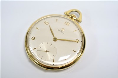 Lot 342 - An Omega Pocketwatch in 18ct Gold
