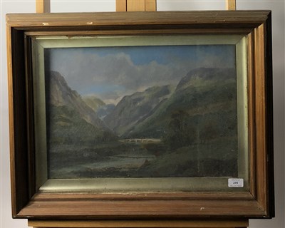 Lot 279 - Mountain landscape