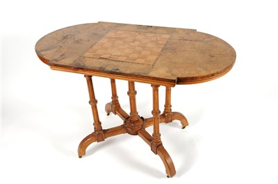 Lot 415 - A Victorian games table