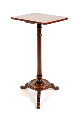 Lot 735 - A small country oak occasional table