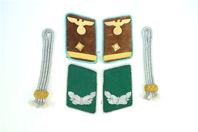 Lot 404 - German Third Reich collar tabs