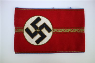 Lot 414 - A German Third Reich NSDAP armband for an...