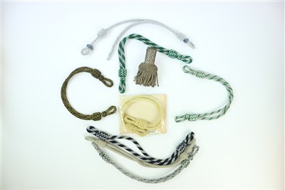 Lot 318 - German Officer's chincords - plain and braided