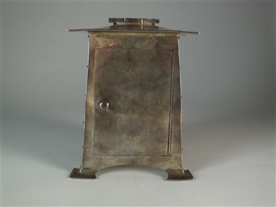 Lot 205 - A Liberty & Co Cymric silver clock case