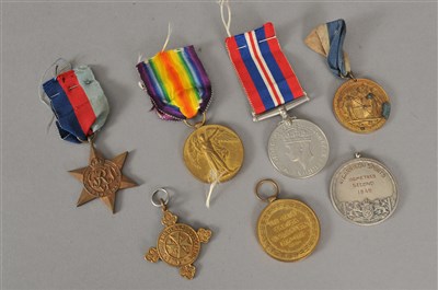 Lot 227 - Group of British medals