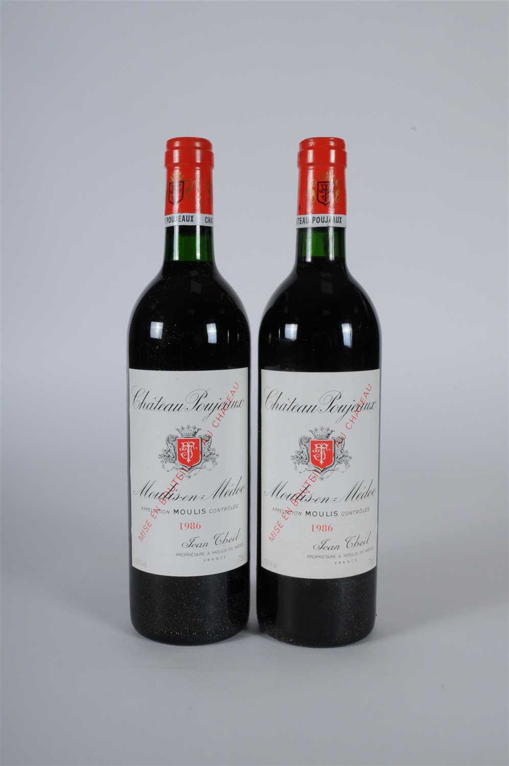 Lot 42 - Chateau Poujeaux 1986, 90/100 CT, 6 bottles...