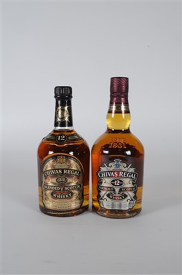 Lot 182 - Chivas Regal 40% 1 litre and 1 Bottle