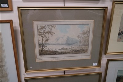 Lot 41 - John Laporte (1761-1839) pair of watercolours