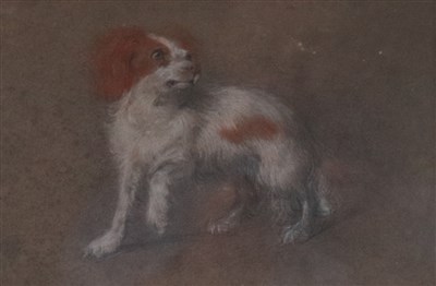 Lot 60 - Vincent de Vos (1829-1875), Dog by another hand