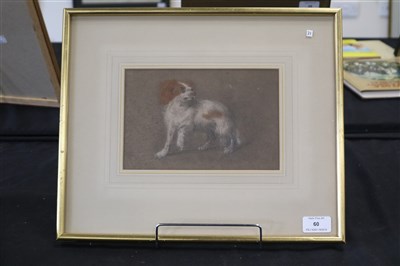 Lot 60 - Vincent de Vos (1829-1875), Dog by another hand
