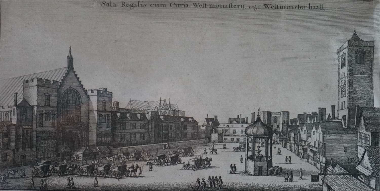 Lot 64 - Wenceslaus Hollar (1607-1677), Westminister Hall