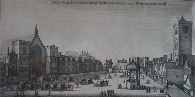 Lot 64 - Wenceslaus Hollar (1607-1677), Westminister Hall