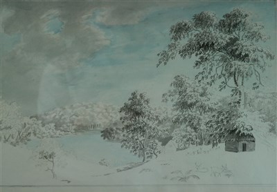 Lot 56 - Anthony Devis (1729-1816), Lake Landscape