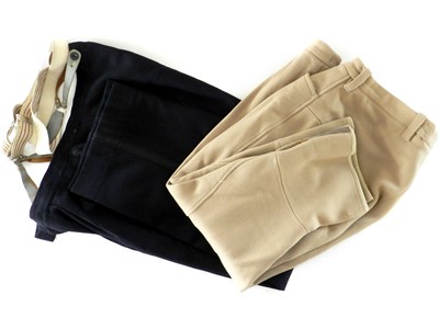 Lot 565 - A quantity of assorted pairs of riding breeches and trousers