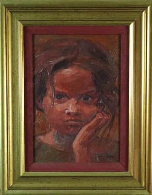 Lot 50 - Selwyn Jones (1928-1998), Portrait of a young girl
