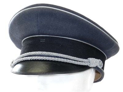 Lot 687 - German Third Reich Luftwaffe visor cap - lacking insignia