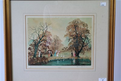 Lot 38 - After Helen Bradley, four signed prints
