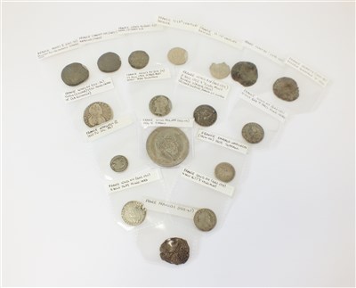 Lot 394 - A collection of French silver coins