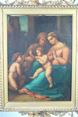 Lot 50 - After Raffaello Sanzio, called Raphael, Madonna and child