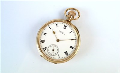 Lot 352 - 9ct Waltham Traveller Pocket Watch