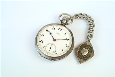 Lot 360 - Silver Cased Omega Pocket Watch