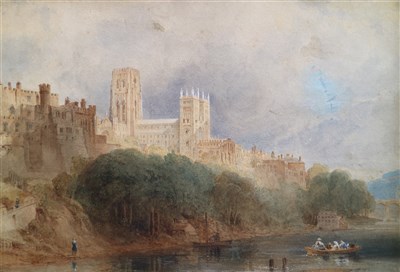 Lot 86 - 19th Century watercolours, monuments across England and Wales, including Durham
