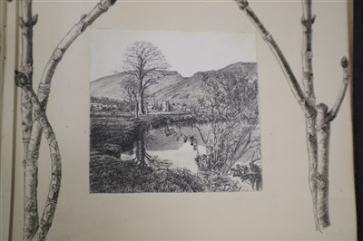 Lot 79 - Collection of 19th century watercolours and sketches of the Lake District