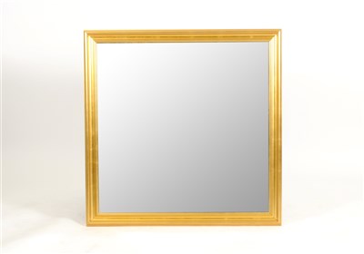 Lot 745 - A contemporary gilt framed wall mirror of...