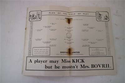 Lot 116 - FA CUP FINAL programme 1936. Arsenal v...