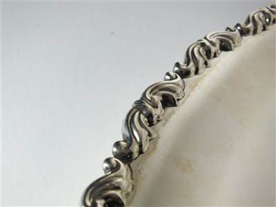 Lot 226 - An Egyptian silver platter