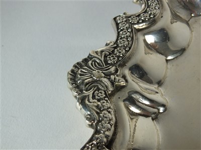 Lot 190 - An Egyptian silver salver