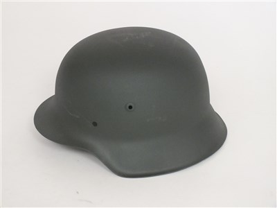 Lot 338 - A re-sprayed German stahlhelm