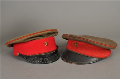 Lot 341 - Two Imperial Japanese Army caps