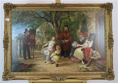 Lot 42 - Manner of Thomas Webster, oil on canvas