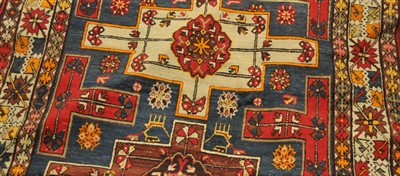 Lot 826 - A Kuba rug, North-East Caucasus, the indigo...