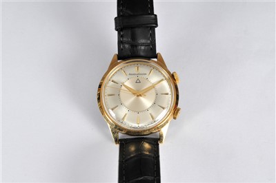 Lot 80 - A Gentleman's Gold Plated Jaeger-LeCoultre Memovox wristwatch