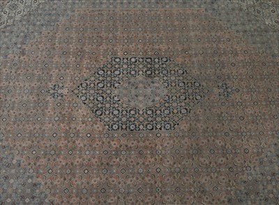 Lot 438 - A very large teracotta ground Persian style...