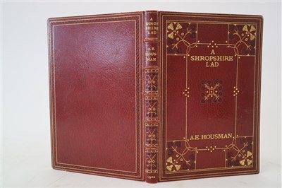 Lot 146 - ART AND CRAFTS BINDING, HOUSMAN, A E, A...