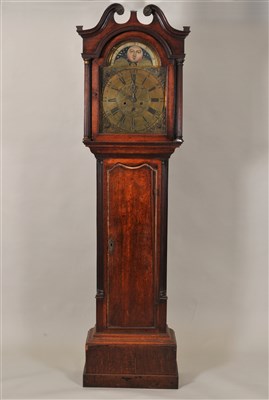 Lot 323 - A George III oak cased eight day long cased clock by Winstanley of Holeywell