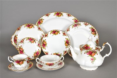 Lot 169 - Royal Albert Old Country Roses tea and dinner service