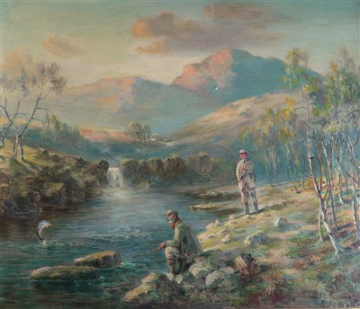 Lot 141 - John Charles Tunnard, The Devils Leap, Perthshire