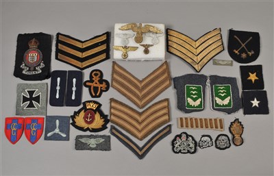 Lot 368 - A varied group of predominantly German Third Reich insignia