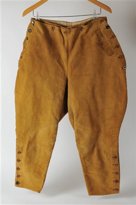 Lot 372 - Pair of German Third Reich tan moleskin breeches