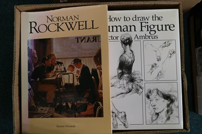 Lot 230 - MARKER, Sherry, Norman Rockwell, folio 1989....