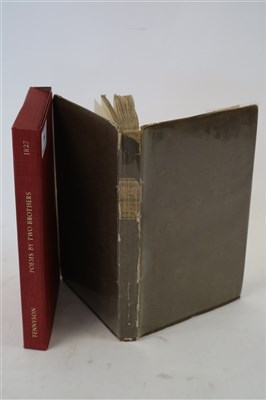 Lot 184 - TENNYSON, Alfred and Charles, Poems by Two...