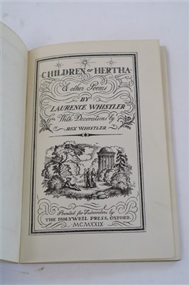 Lot 272 - WHISTLER, Lawrence, Children of Hertha and...