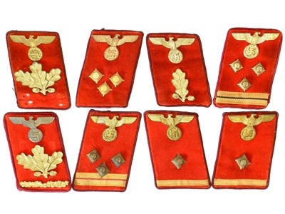 Lot 420 - Eight single German Third Reich collar tabs - varying conditions