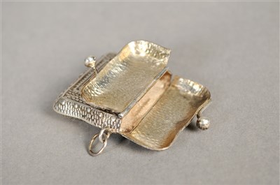 Lot 71 - A silver stamp case