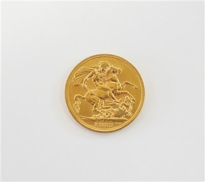 Lot 486 - A George V sovereign