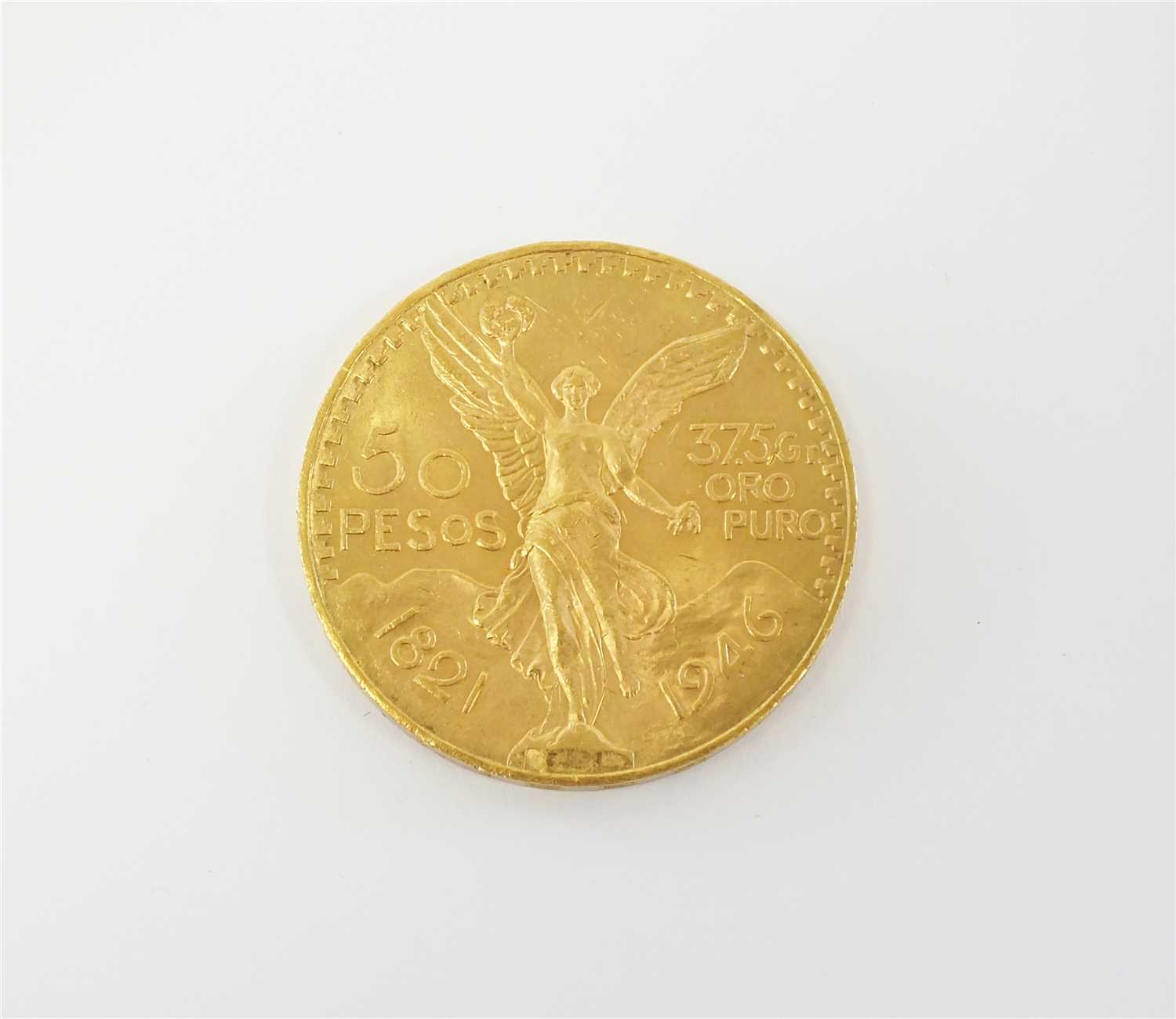 Lot 405 - A Mexican Gold 50 pesos